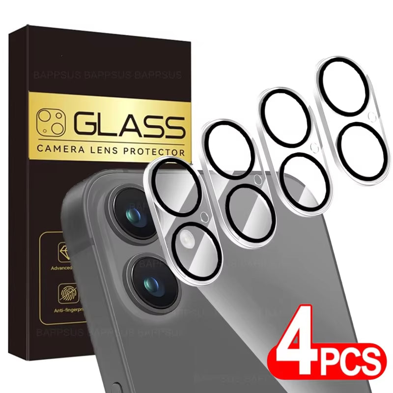 4Pcs 16PM Lens Film for Iphone 16 15 14 13 Pro Max plus Tempered Glass Camera Protector for Iphone16 Promax 16Plus Iphone15 15PM