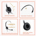 Cell Phone Headset with Noise Canceling Microphone 3.5Mm Phone Headset with Volume Control and Mic Mute for Iphone Samsung Galaxy Huawei Blackberry Mobile Phone Ipad Laptops MAC PC Skype