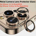 2-3PCS Metal Lens Ring Protector Glass for Iphone 16 Pro Max 16 plus Titanium Alloy Camera Ring Case Glass for Iphone16+ 16 Pro