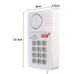 High Quality Security Keypad Door Alarm System With Panic Button For Home Shed Garage Caravan Hot Sale