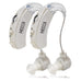 Digital Behind-The-Ear Hearing Amplifier Sound Enhancer - White