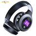 B19 Bluetooth Headphone Wireless Headset over Ear Hifi Stereo Bass Support AUX Micro SD Card Microphone