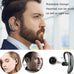 Wireless Headset Wireless Headphone Handsfree Call Earpiece Noise Cancelling Earbud Long Standby Time Earphone Compatible with Smart Cell Phones Trucker Car Driver Business Office Men Women (Grey)