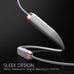 Shadow Bluetooth Wireless Noise Cancelling Neckband Headphones, Grey/Rose Gold