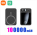 Xiaomi  100000Mah Power Bank 22.5W Magnetic Wireless Hand Warmer Fast Charging Magnetic Power Bank for Iphone16 Huawei New