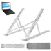 Laptop Stand, Laptop Holder Riser, Computer Tablet Stand, 6 Angles Adjustable Aluminum Ergonomic Foldable Portable Desktop Holder, Ventilated Cooling Notebook Stand for 10-15.6” Laptoptablet