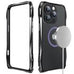 Aluminum Bumper Case for Iphone 16 Pro, No Back Design Compatible with Magsafe