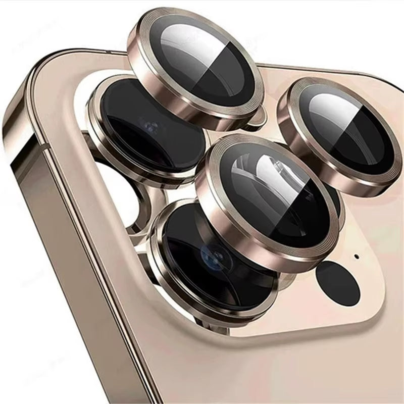 2-3PCS Metal Lens Ring Protector Glass for Iphone 16 Pro Max 16 plus Titanium Alloy Camera Ring Case Glass for Iphone16+ 16 Pro