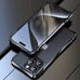 Aluminum Bumper Case for Iphone 16 Pro, No Back Design Compatible with Magsafe