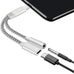 USB C to 3.5Mm Headphone and Charger Adapter, 2-In-1 USB Type C to Aux Audio Jack Hi-Res DAC and PD3.0 Fast Charging Dongle Cable Compatible with Pixel 4,Galaxy S21 Note 20(Silver)